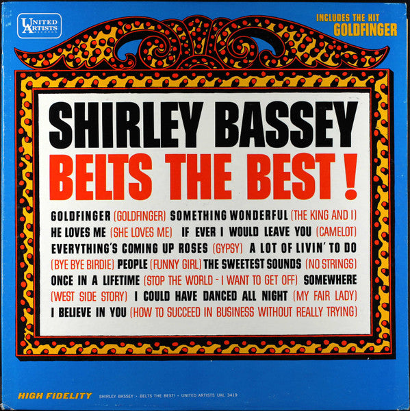 Shirley Bassey : Shirley Bassey Belts The Best! (LP, Album, Mono)