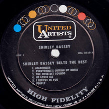 Load image into Gallery viewer, Shirley Bassey : Shirley Bassey Belts The Best! (LP, Album, Mono)
