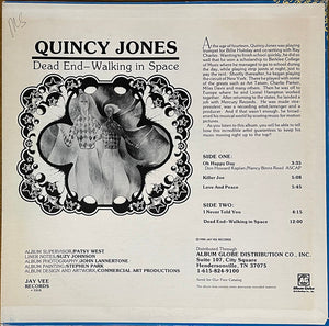 Quincy Jones : Walking In Space (LP, Album, Unofficial)