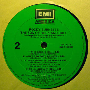 Rocky Burnette : The Son Of Rock And Roll (LP, Album, All)