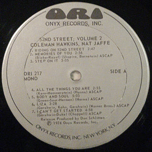 Various : 52nd Street; Volume 2 (LP, Comp, Mono)