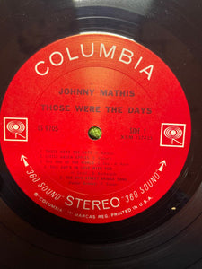 Johnny Mathis : Those Were The Days (LP, Album, San)