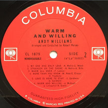 Charger l&#39;image dans la galerie, Andy Williams : Warm And Willing (LP, Album, Mono, Pit)
