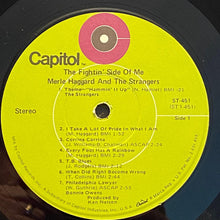 Load image into Gallery viewer, Merle Haggard With Bonnie Owens And The Strangers (5) : The Fightin&#39; Side Of Me (LP, Album, Win)
