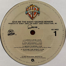 Load image into Gallery viewer, George Benson : Give Me The Night (LP, Album, Mon)
