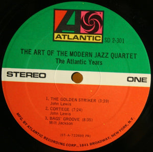 The Modern Jazz Quartet : The Art Of The Modern Jazz Quartet - The Atlantic Years (2xLP, Comp)