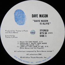 Charger l&#39;image dans la galerie, Dave Mason : Dave Mason Is Alive (LP, Album)
