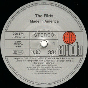 The Flirts : Made In America (LP, Album)