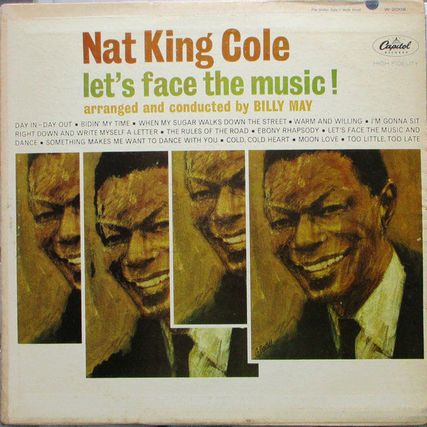 Nat King Cole With Orchestra Conducted By Billy May : Let's Face The Music! (LP, Album, Mono)