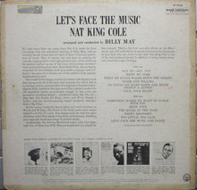 Laden Sie das Bild in den Galerie-Viewer, Nat King Cole With Orchestra Conducted By Billy May : Let&#39;s Face The Music! (LP, Album, Mono)
