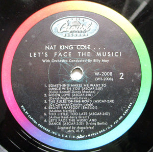 Nat King Cole With Orchestra Conducted By Billy May : Let's Face The Music! (LP, Album, Mono)