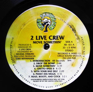 Two Live Crew* : Move Somthin' (LP, Album, M/Print, Typ)