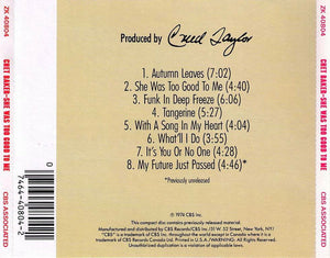 Chet Baker : She Was Too Good To Me (CD, Album, RE)