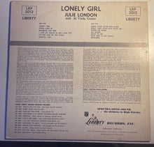 Charger l&#39;image dans la galerie, Julie London : Lonely Girl (LP, Album, Mono)
