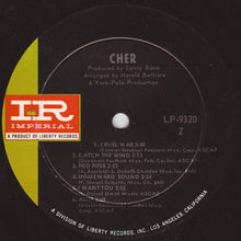 Charger l&#39;image dans la galerie, Chér* : Chér (LP, Album, Mono, Ind)

