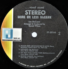 Charger l&#39;image dans la galerie, Les McCann : More Or Les McCann (LP, Album)
