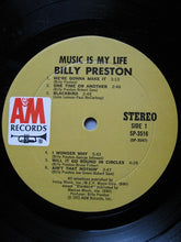 Charger l&#39;image dans la galerie, Billy Preston : Music Is My Life (LP, Album, Mon)
