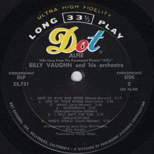 Billy Vaughn : Alfie (LP, Album)