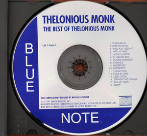 Thelonious Monk : The Best Of Thelonious Monk (CD, Comp)