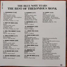 Laden Sie das Bild in den Galerie-Viewer, Thelonious Monk : The Best Of Thelonious Monk (CD, Comp)
