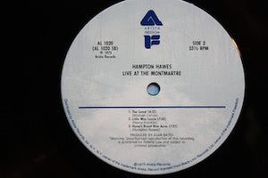 Hampton Hawes : Live At The Montmartre (LP, Album)