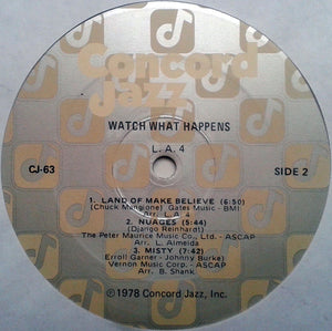 LA4 : Watch What Happens (LP, Album)