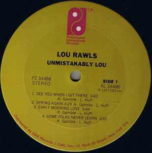 Lou Rawls : Unmistakably Lou (LP, Album)