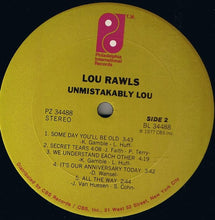 Load image into Gallery viewer, Lou Rawls : Unmistakably Lou (LP, Album)
