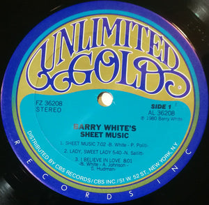 Barry White : Barry White's Sheet Music (LP, Album, Ter)
