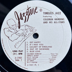 Coleman Hawkins And His All-Stars* : Timeless Jazz (LP, Album)