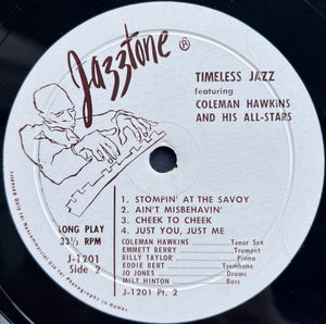 Coleman Hawkins And His All-Stars* : Timeless Jazz (LP, Album)