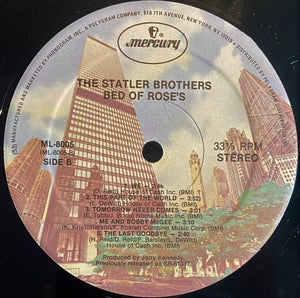 The Statler Brothers : Bed Of Rose's  (LP, Album, RE)