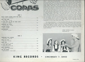 Cowboy Copas : The Country Gentleman Of Song (LP, Album, Mono)