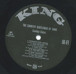 Cowboy Copas : The Country Gentleman Of Song (LP, Album, Mono)