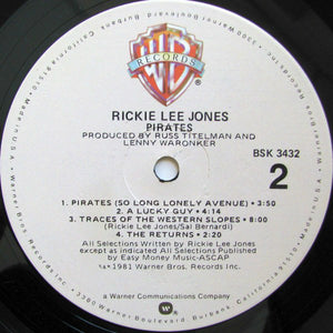 Rickie Lee Jones : Pirates (LP, Album)