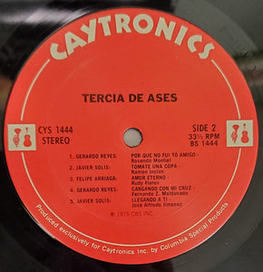 Javier Solís, Gerardo Reyes, Felipe Arriaga : Tercia De Ases (LP, Comp)