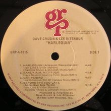 Load image into Gallery viewer, Dave Grusin, Lee Ritenour : Harlequin (LP, Album, No )
