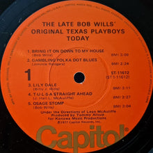 Load image into Gallery viewer, The Original Texas Playboys Under The Direction Of Leon McAuliffe : Today (LP, Album)
