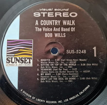 Charger l&#39;image dans la galerie, The Voice And Band Of Bob Wills : A Country Walk (LP, Comp)
