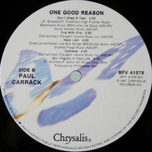 Laden Sie das Bild in den Galerie-Viewer, Paul Carrack : One Good Reason (LP, Album, Car)
