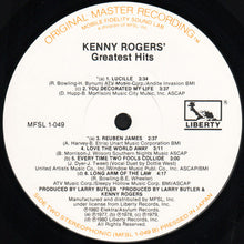 Load image into Gallery viewer, Kenny Rogers : Greatest Hits (LP, Comp, Ltd, RE, RM)
