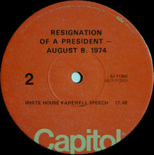 Charger l&#39;image dans la galerie, Richard Nixon : Resignation Of A President - August 8, 1974 - (LP, Jac)
