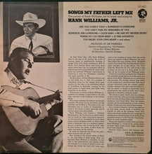 Charger l&#39;image dans la galerie, Hank Williams Jr. : Songs My Father Left Me (LP, Album)

