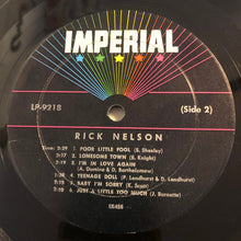 Laden Sie das Bild in den Galerie-Viewer, Rick Nelson* : Best Sellers By Rick Nelson (LP, Comp, Mono)
