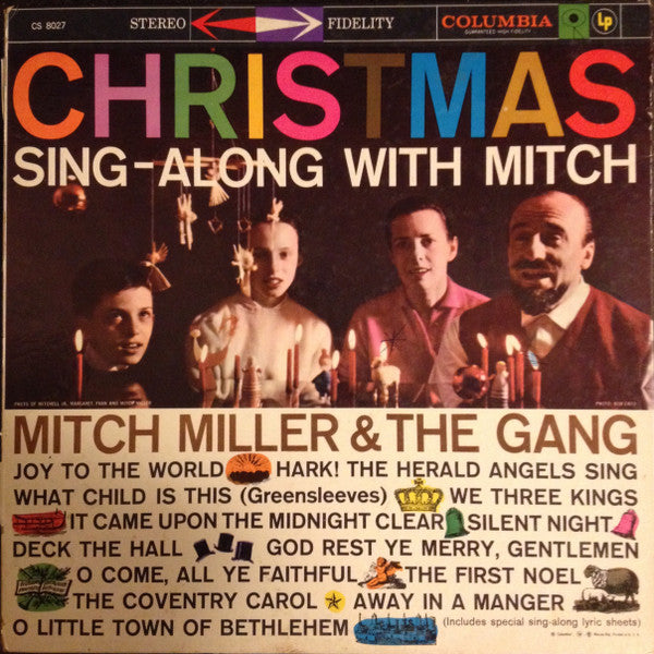 Mitch Miller & The Gang* : Christmas Sing-Along With Mitch (LP, Album, Gat)