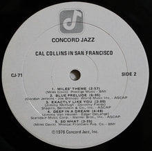 Load image into Gallery viewer, Cal Collins : Cal Collins In San Francisco (LP, Album)
