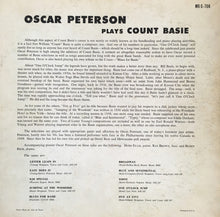 Load image into Gallery viewer, Oscar Peterson : Oscar Peterson Plays Count Basie (LP, Album, Mono)
