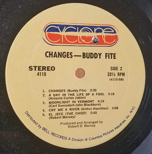 Buddy Fite : Changes (LP, Album)
