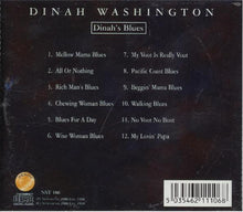 Load image into Gallery viewer, Dinah Washington : Dinah&#39;s Blues (CD, Comp)
