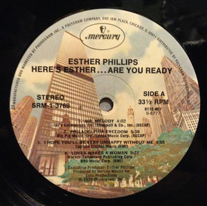 Esther Phillips : Here's Esther...Are You Ready (LP, Album)